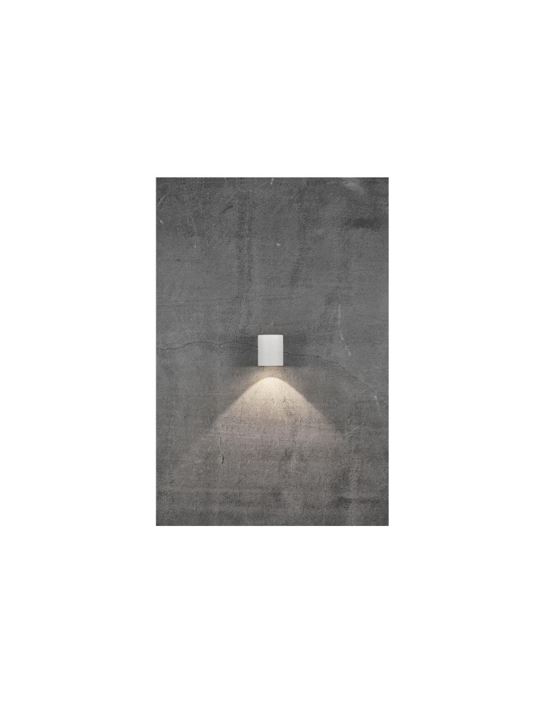 Outdoor wall lamps - NORDLUX CANTO LED Wall Lamp Aluminum White 49701001 - product kolory-swiatla.pl 6