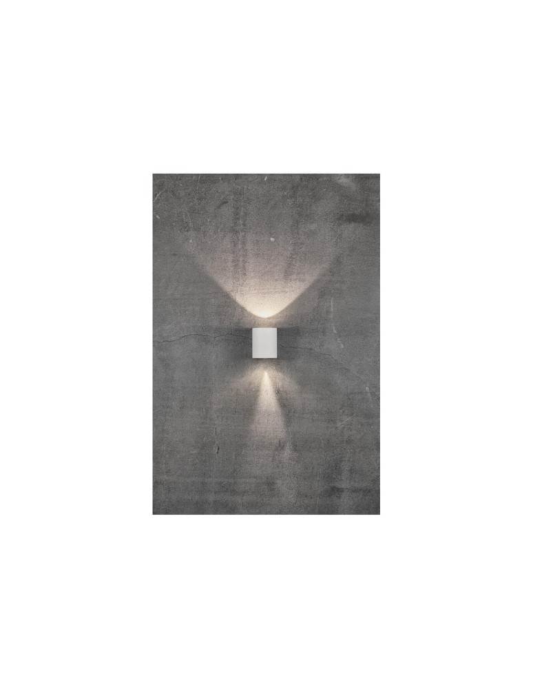 Outdoor wall lamps - NORDLUX CANTO LED Wall Lamp Aluminum White 49701001 - product kolory-swiatla.pl 9