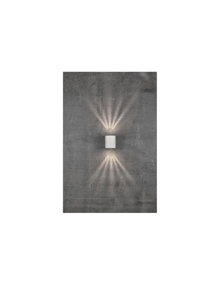 Outdoor wall lamps - NORDLUX CANTO LED Wall Lamp Aluminum White 49701001 - product kolory-swiatla.pl 11