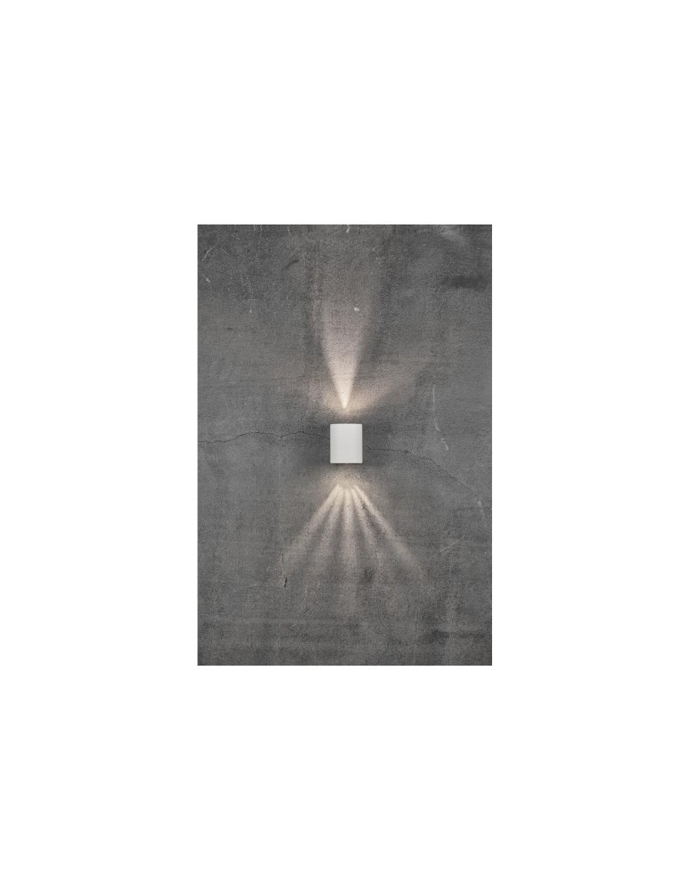 Outdoor wall lamps - NORDLUX CANTO LED Wall Lamp Aluminum White 49701001 - product kolory-swiatla.pl 12