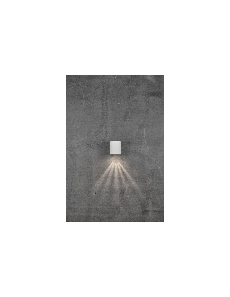 Outdoor wall lamps - NORDLUX CANTO LED Wall Lamp Aluminum White 49701001 - product kolory-swiatla.pl 13