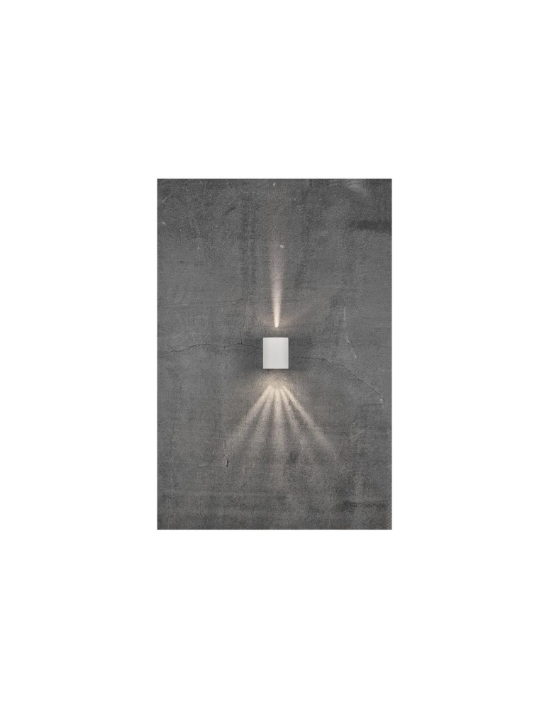 Outdoor wall lamps - NORDLUX CANTO LED Wall Lamp Aluminum White 49701001 - product kolory-swiatla.pl 14