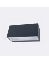 Norlys Asker UP&amp;DOWN LED wall lamp 8W 373lm 3000K IP65 Graphite 1510GR