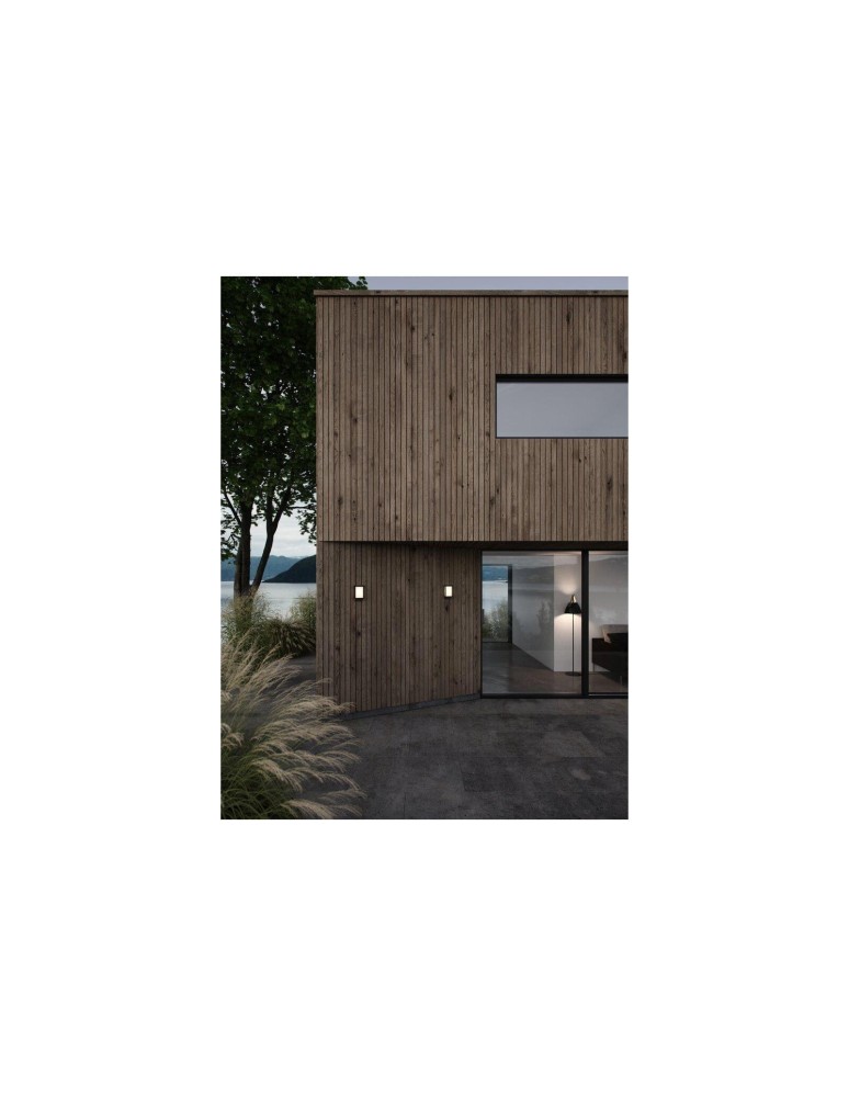 NORDLUX NESTOR Lampa Ścienna LED Aluminium Czarny 49041003