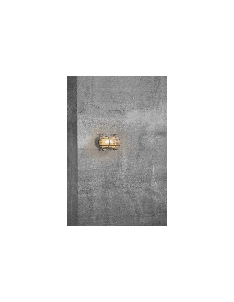 Outdoor wall lamps - NORDLUX HELFORD Wall Lamp E27 12.5W Brass Nickel 49031055 - product kolory-swiatla.pl 4