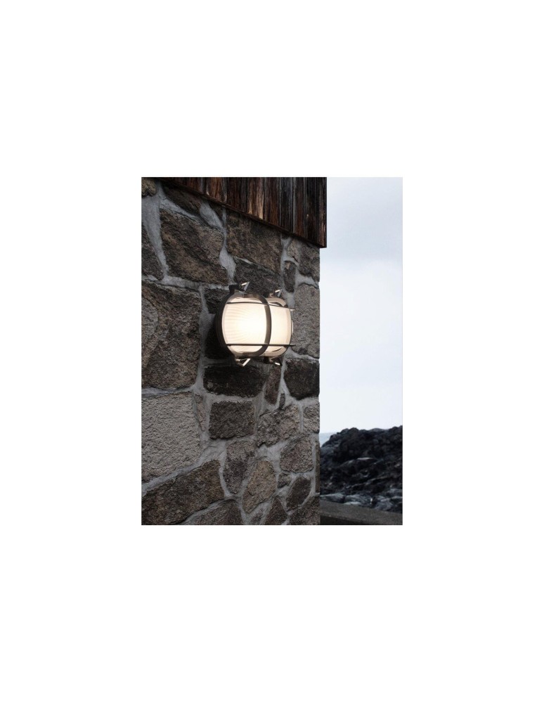 Outdoor wall lamps - NORDLUX HELFORD Wall Lamp E27 12.5W Brass Nickel 49031055 - product kolory-swiatla.pl 5