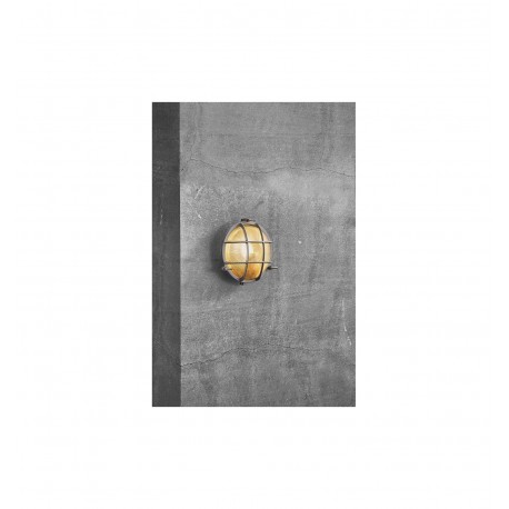 NORDLUX POLPERRO Lampa Ścienna E27 12,5W Mosiądz Nikiel 49021055