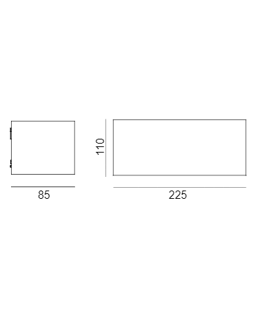 Norlys Asker UP&amp;DOWN Wall lamp 1xE27 IP65 Graphite 1513GR - product 2