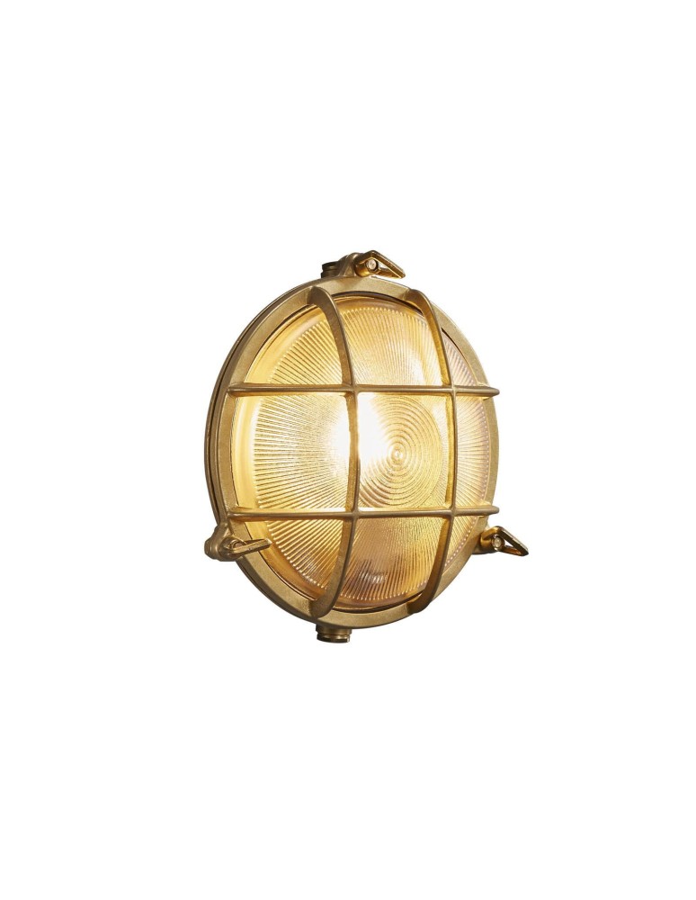 Outdoor wall lamps - NORDLUX POLPERRO Wall Lamp E27 12.5W Brass 49021035 - product kolory-swiatla.pl 1