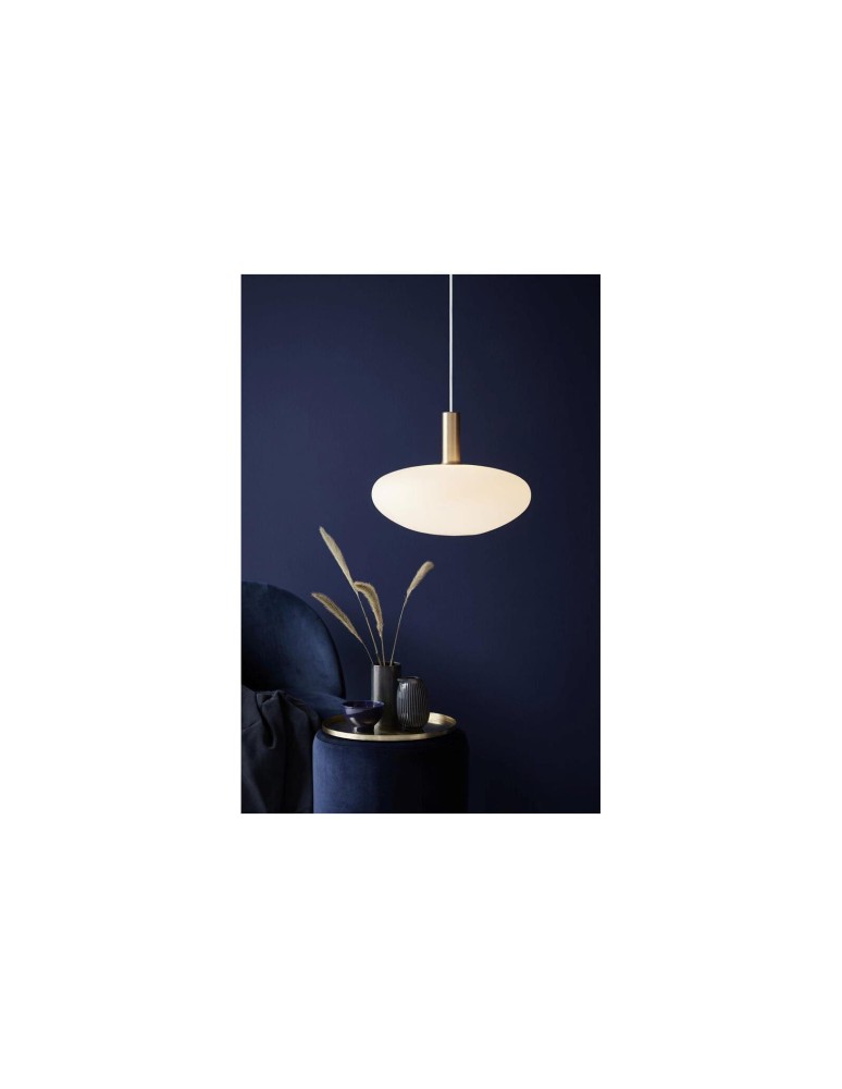 Scandinavian style pendant lamps - NORDLUX ALTON Pendant Lamp E27 60W Black/Brass 48973001 - product kolory-swiatla.pl 4