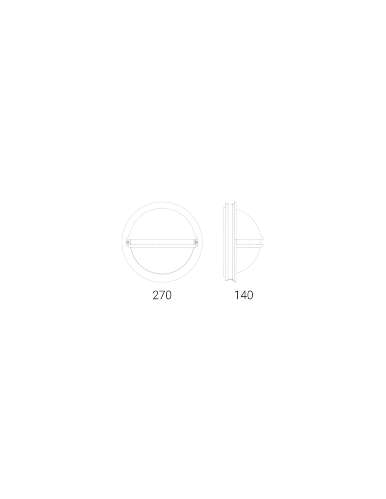Outdoor wall lamps - Norlys Berlin Wall lamp 1xE27 IP65 Black 610B - product kolory-swiatla.pl 2
