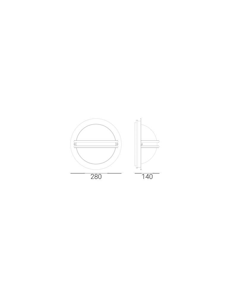 Outdoor wall lamps - Norlys Bremen Wall lamp 1xE27 IP65 black 631B - product kolory-swiatla.pl 2