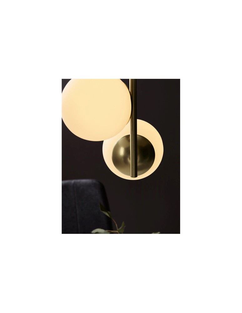 Pendant lamps spheres - NORDLUX LILLY Pendant Lamp E14 3X40W Metal Brass 48603035 - product kolory-swiatla.pl 5