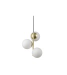 Pendant lamps spheres - NORDLUX LILLY Pendant Lamp E14 3X40W Metal Brass 48603035 - product 10