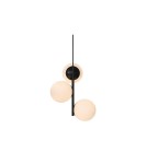 Pendant lamps spheres - NORDLUX LILLY Pendant Lamp E14 3X40W Metal Black 48603003 - product 1