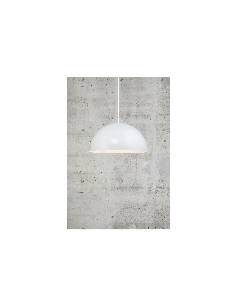 Scandinavian style pendant lamps - NORDLUX ELLEN Pendant Lamp E27 40W Metal White 48573001 - product kolory-swiatla.pl 3