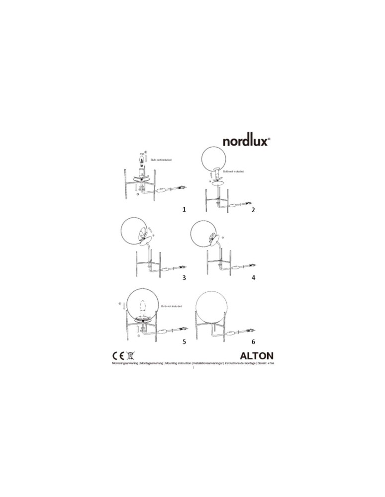 Scandinavian style table lamps - NORDLUX ALTON Table Lamp E14 15W Black 47645047 - product kolory-swiatla.pl 6