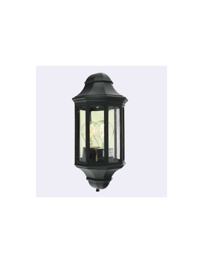 Outdoor wall lamps - Norlys Genoa Mini Wall lamp 1xE27 IP65 black 175B - product kolory-swiatla.pl 1