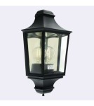 Outdoor wall lamps - Norlys Glasgow Wall lamp 1xE27 IP65 Black 730B - product 1