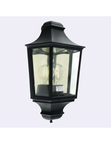 Norlys Glasgow Wall lamp 1xE27 IP65 Black 730B