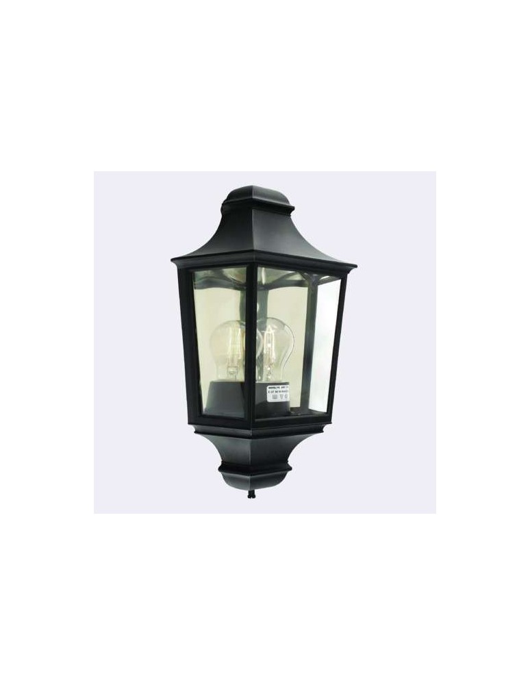 Outdoor wall lamps - Norlys Glasgow Wall lamp 1xE27 IP65 Black 730B - product kolory-swiatla.pl 1