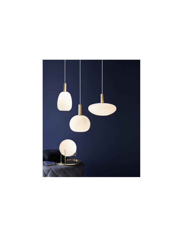 Scandinavian style pendant lamps - NORDLUX ALTON Pendant Lamp E27 60W Black/Brass 47313001 - product kolory-swiatla.pl 3