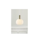 Scandinavian style pendant lamps - NORDLUX ALTON Pendant Lamp E27 60W Black/Brass 47313001 - product 4