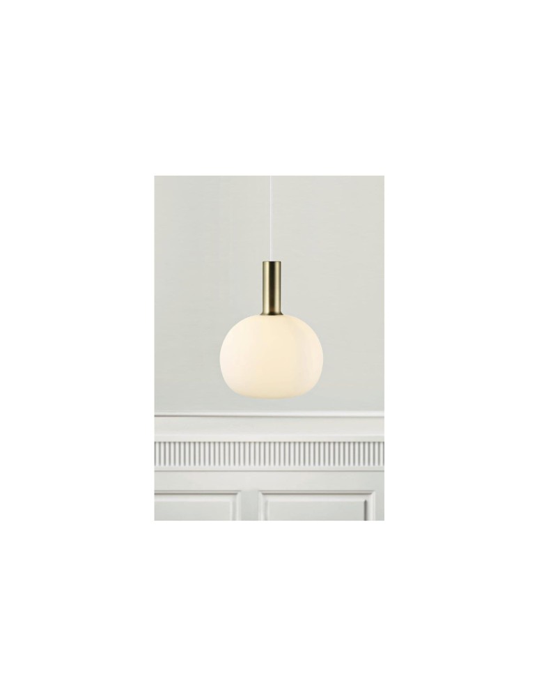 Scandinavian style pendant lamps - NORDLUX ALTON Pendant Lamp E27 60W Black/Brass 47313001 - product kolory-swiatla.pl 4