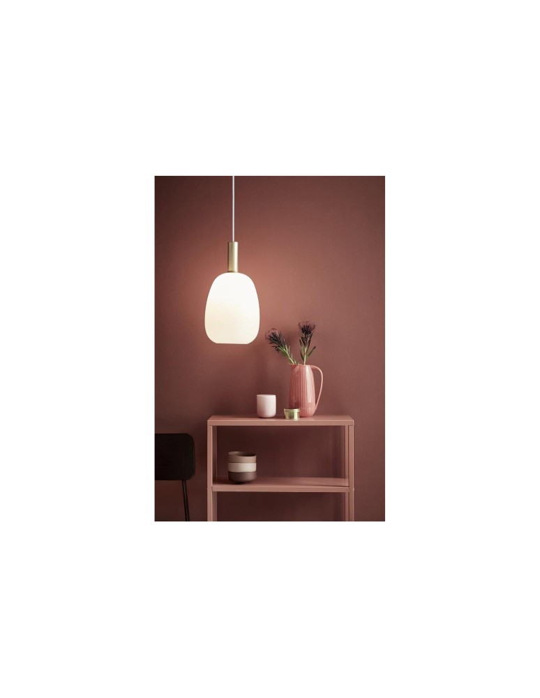 Scandinavian style pendant lamps - NORDLUX ALTON Pendant Lamp E27 60W Black/Brass 47303001 - product kolory-swiatla.pl 3