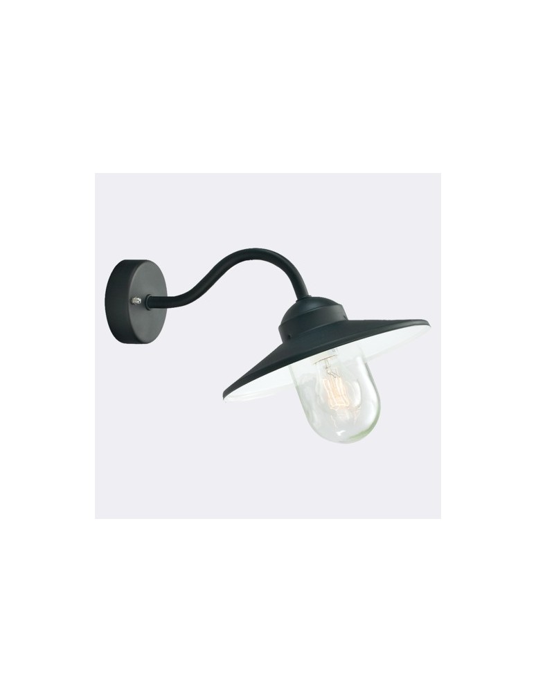 Outdoor wall lamps - Norlys Karlstad Wall lamp 1xE27 IP65 Black 230B - product kolory-swiatla.pl 1