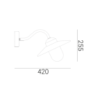 Outdoor wall lamps - Norlys Karlstad Wall lamp 1xE27 IP65 Black 230B - product 2