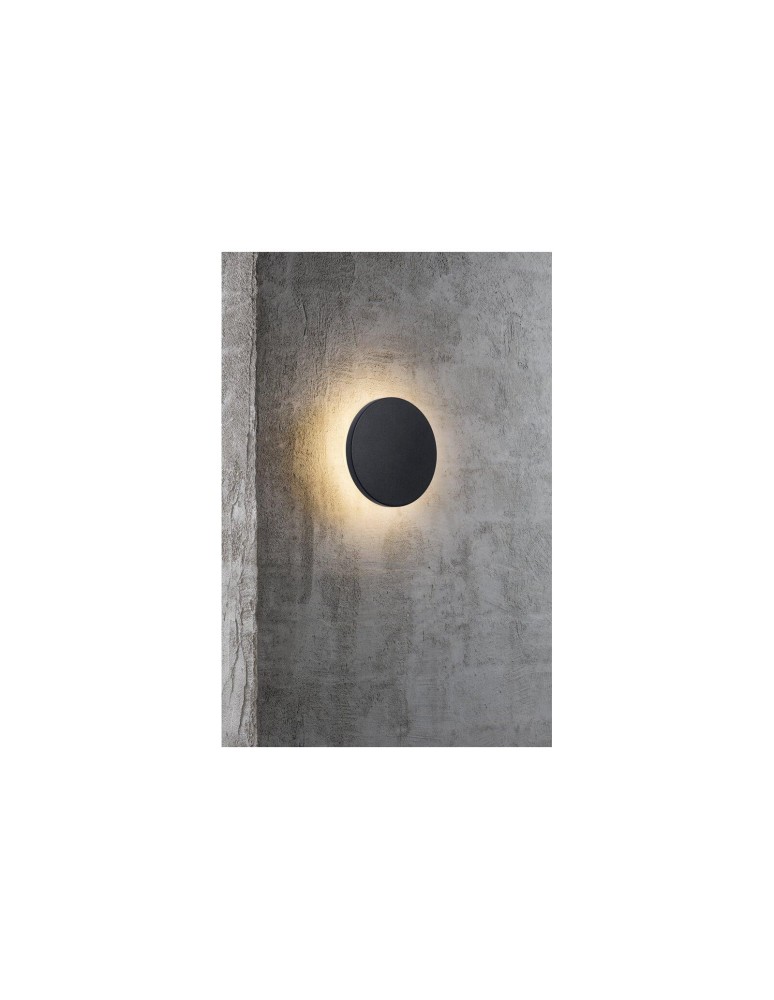 Outdoor wall lamps - NORDLUX ARTEGO LED Wall Lamp Aluminum Black 46941003 - product kolory-swiatla.pl 2