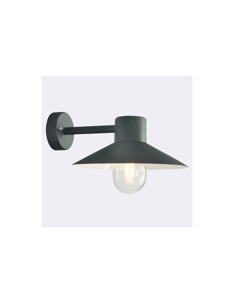 Outdoor wall lamps - Norlys Lund Wall lamp 1xE27 IP65 Black 290B - product kolory-swiatla.pl 1