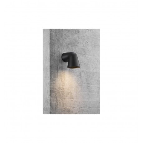 NORDLUX FRONT Lampa Ścienna GU10 28W Aluminium Czarny 46801003