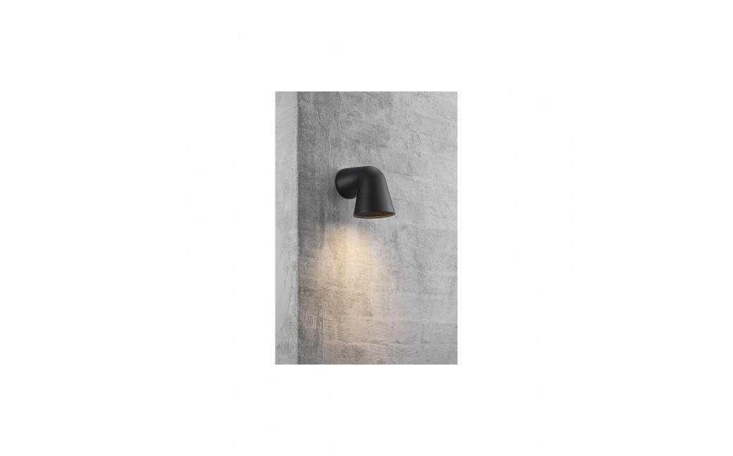 NORDLUX FRONT Lampa Ścienna GU10 28W Aluminium Czarny 46801003