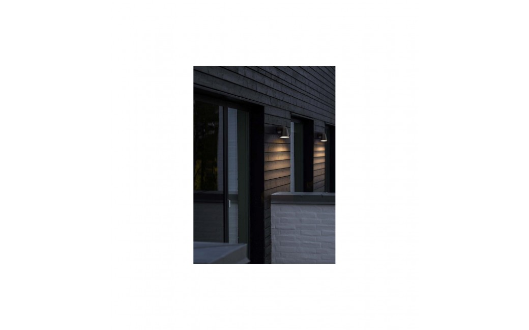 NORDLUX FRONT Lampa Ścienna GU10 28W Aluminium Czarny 46801003