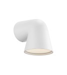 Outdoor wall lamps - NORDLUX FRONT GU10 28W Aluminum White Wall Lamp 46801001 - product 1