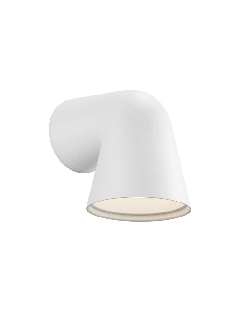 Outdoor wall lamps - NORDLUX FRONT GU10 28W Aluminum White Wall Lamp 46801001 - product kolory-swiatla.pl 1