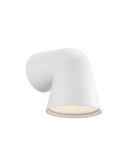 NORDLUX FRONT GU10 28W Aluminum White Wall Lamp 46801001