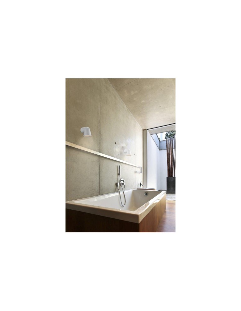 Outdoor wall lamps - NORDLUX FRONT GU10 28W Aluminum White Wall Lamp 46801001 - product kolory-swiatla.pl 2