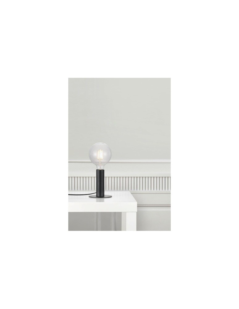 Scandinavian style table lamps - NORDLUX DEAN Table Lamp E27 60W Metal Black 46605003 - product kolory-swiatla.pl 4