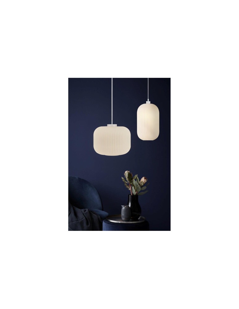 Scandinavian style pendant lamps - NORDLUX MILFORD Pendant Lamp E27 40W 46583001 - product kolory-swiatla.pl 5