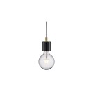 Pendant lamps bulbs - NORDLUX SIV Pendant Lamp E27 60W Marble Black 45883003 - product 1