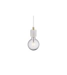 Pendant lamps bulbs - NORDLUX SIV Pendant Lamp E27 60W Marble White 45883001 - product 1