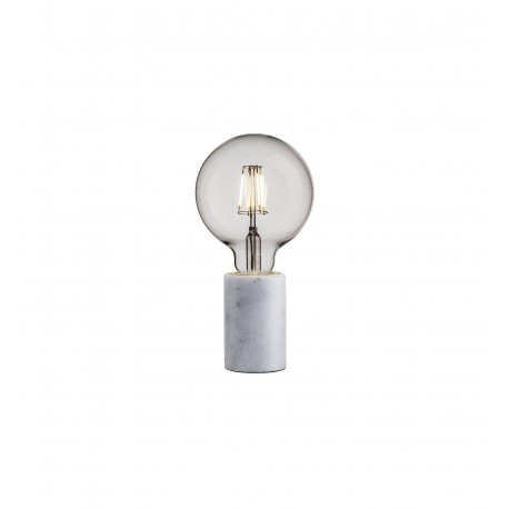 NORDLUX SIV Lampa Stołowa E27 60W Marmur Biały 45875001