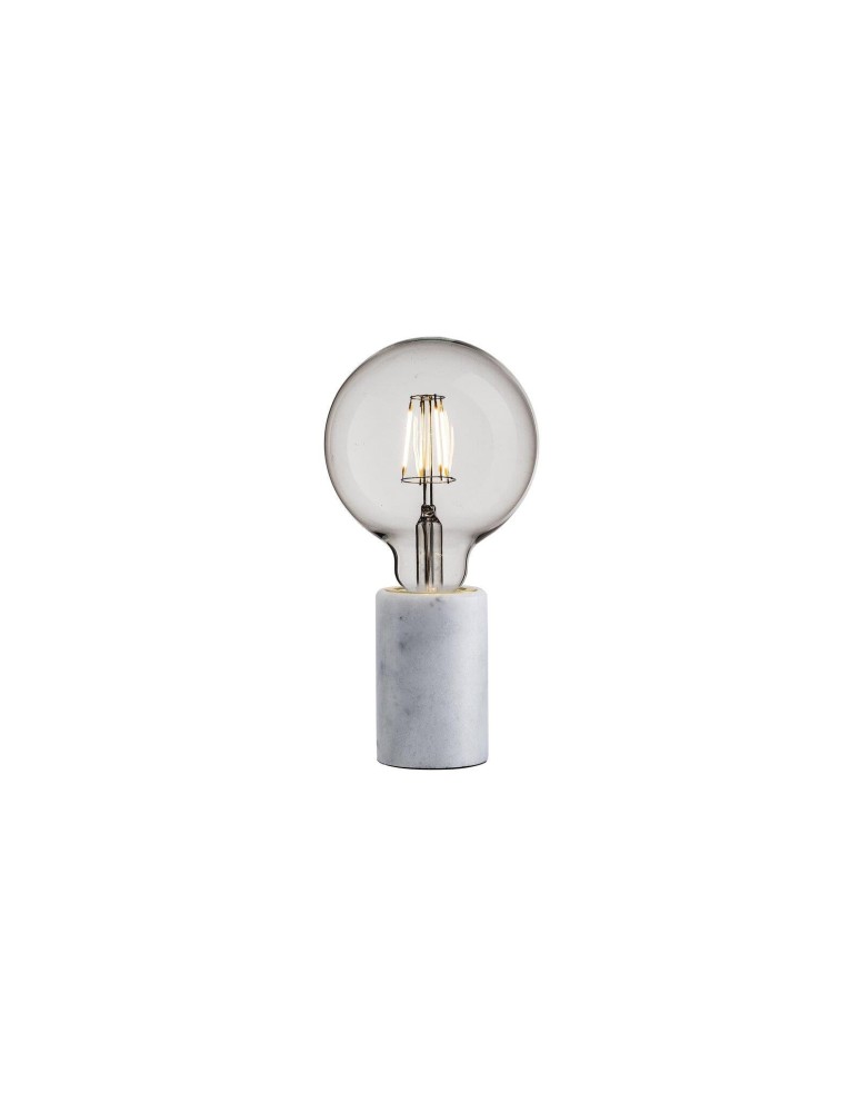 Scandinavian style table lamps - NORDLUX SIV Table Lamp E27 60W Marble White 45875001 - product kolory-swiatla.pl 1