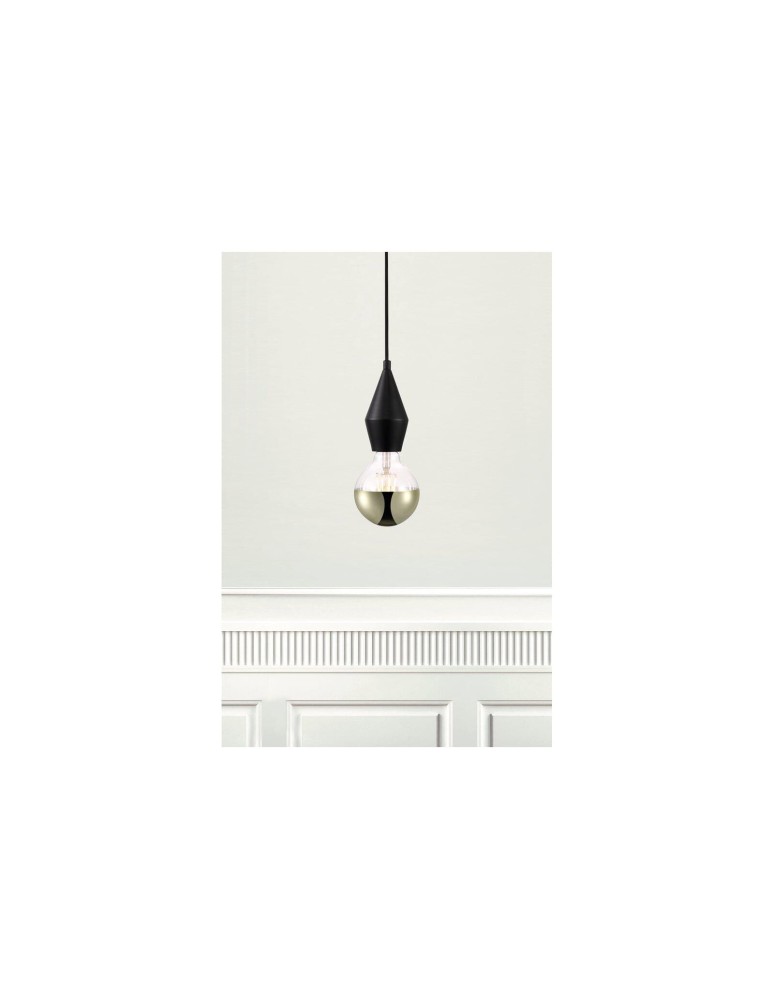 Pendant lamps bulbs - NORDLUX AUD Pendant Lamp E27 60W Metal Black 45643003 - product kolory-swiatla.pl 7