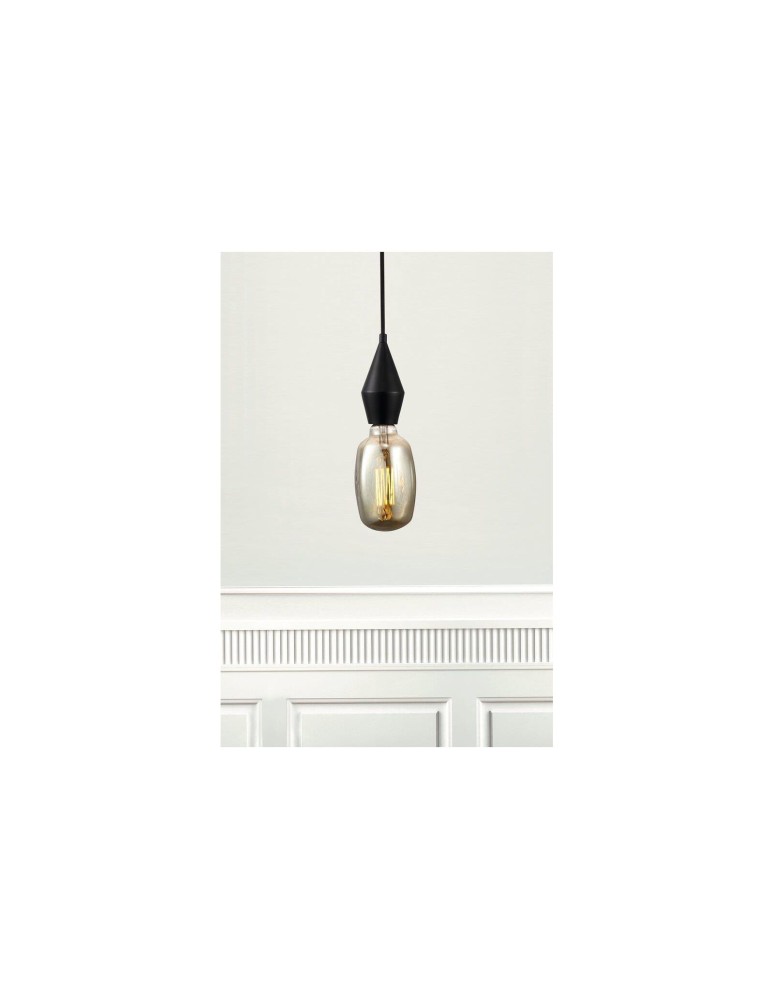 Pendant lamps bulbs - NORDLUX AUD Pendant Lamp E27 60W Metal Black 45643003 - product kolory-swiatla.pl 9