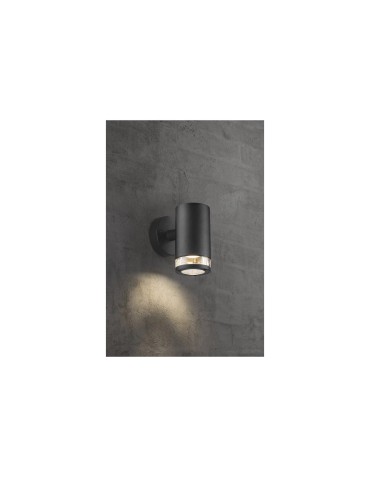 NORDLUX BIRK GU10 28W Aluminum Wall Lamp Black 45521003 - product 2