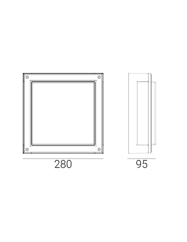 Norlys Nordland Wall lamp 2xE27 IP65 Graphite 7120GR - product 2